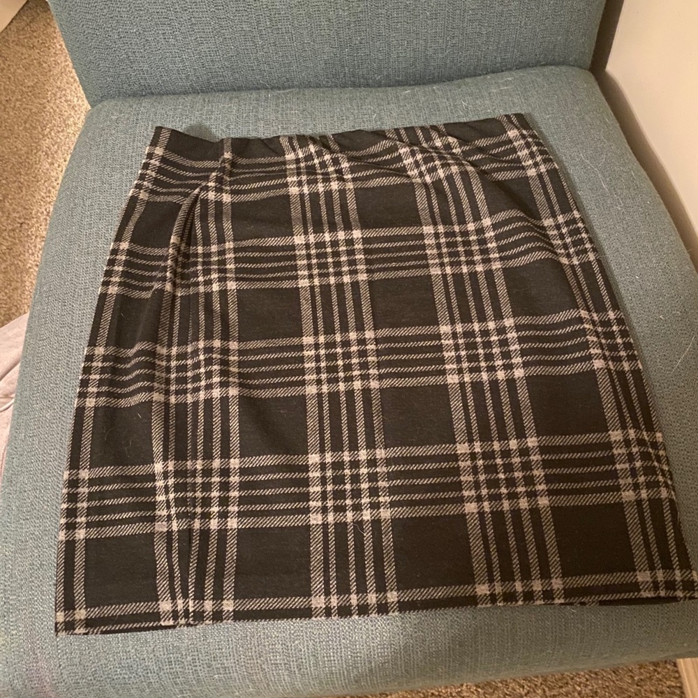 Pencil Skirt Plaid